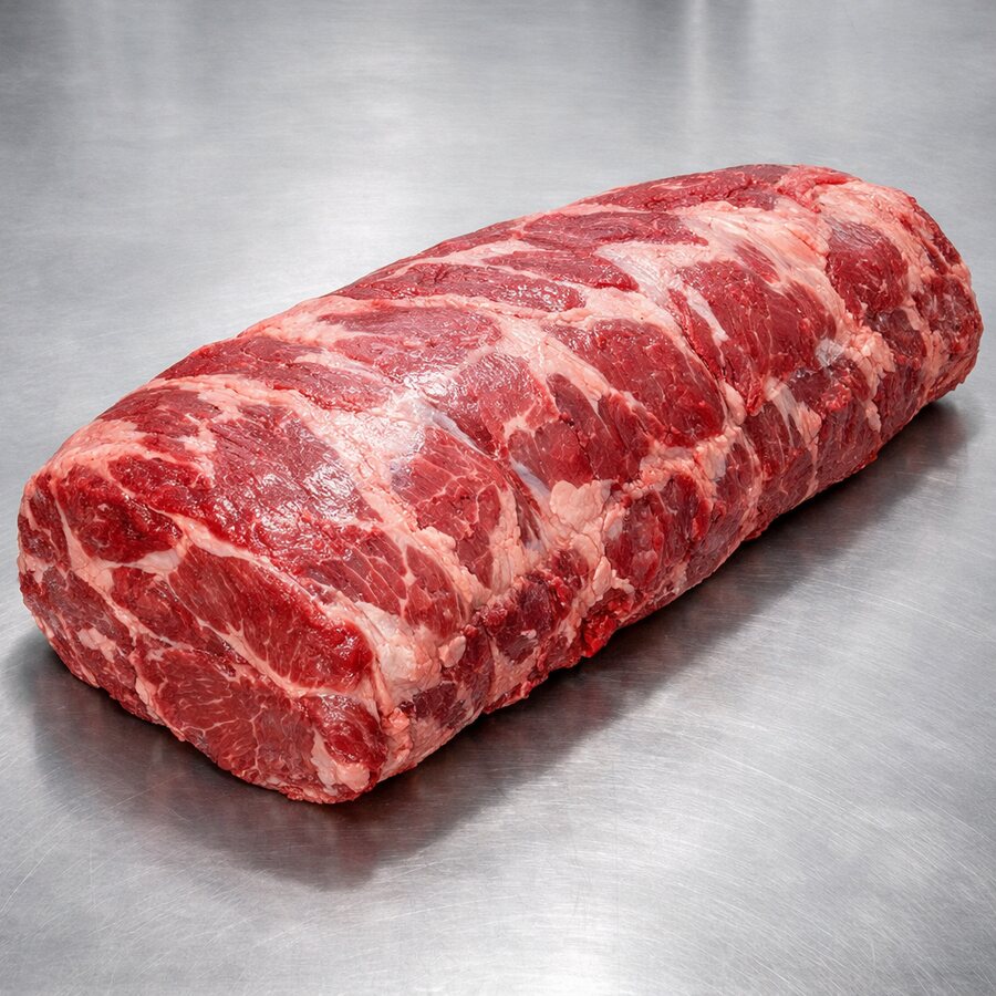 Whole, uncut beef chuck primal