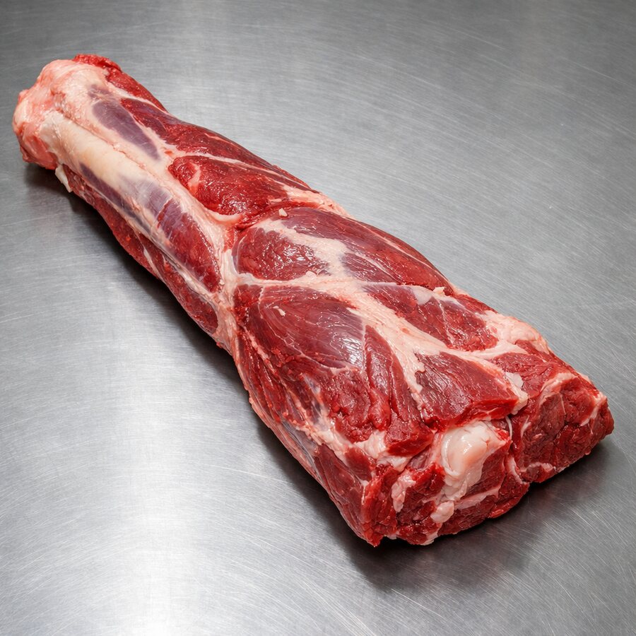 Whole, uncut bone-in beef foreshank